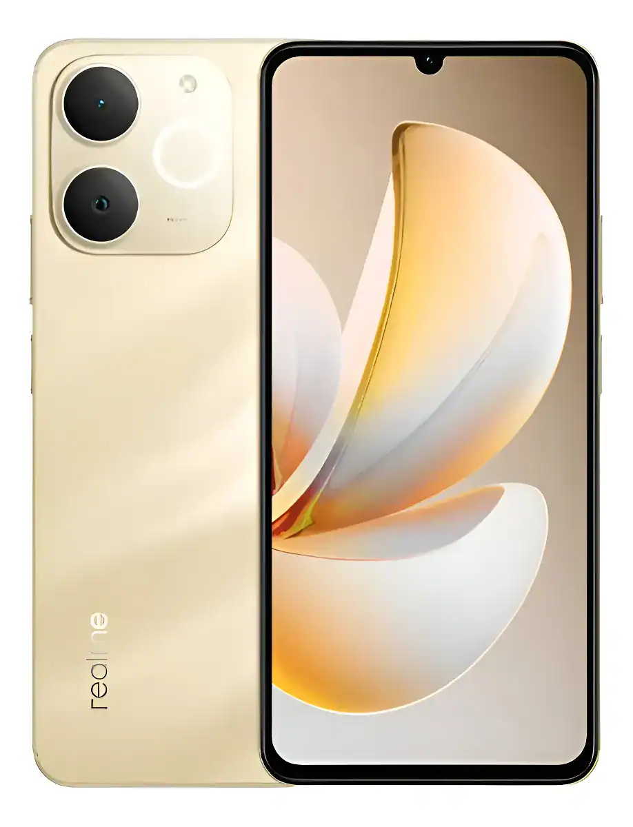 Realme Note 70 dourado